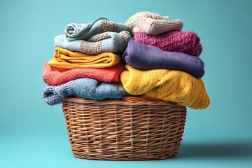 laundry basket overflowing