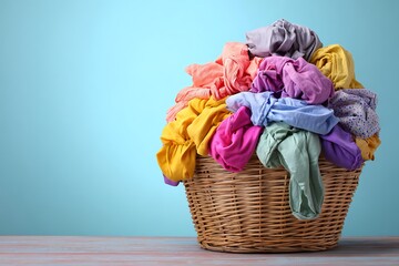 laundry basket overflowing