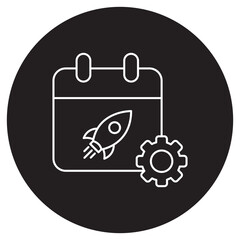 Release icon, Software Release, Product Launch, Version Update, Deployment Rollout, vector