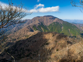 檜洞丸から大室山方面