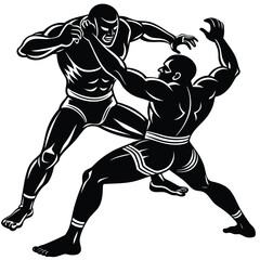 vector illustration of a football player