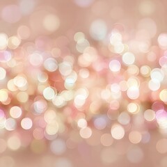 Obraz premium Pink Gold Bokeh Blur Christmas Light Sparkle Glitter Abstract