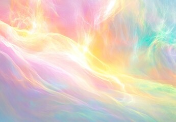 Obraz premium Abstract background with rainbow colors and light effects, light swirls, and soft edges