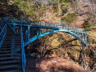 用木沢出会の歩道橋