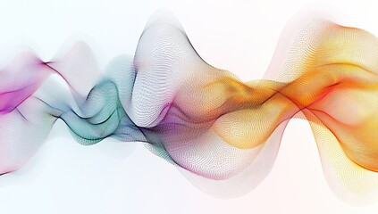 Abstract digital background with interconnected lines and dots 