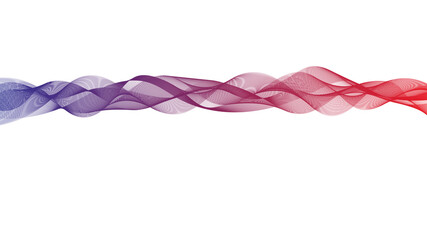 red ribbon on white background