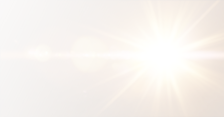 Overlay, sun, light, sunbeam, shine in a glowing solar effect. Transparent PNG perfect for Overlay designs, flare and sparkle elements, sunlight textures, and warm energy visuals. Premium PNG included