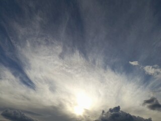 Fiery Cirrus: Sunrise Through the Clouds