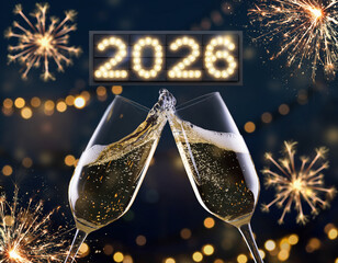 Champagne Glasses and 2026