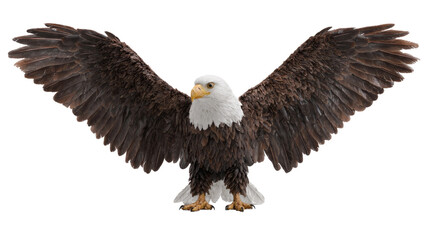 Obraz premium Bald Eagle with Open Wings
