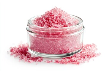 Lip exfolkiate isolated on white background 