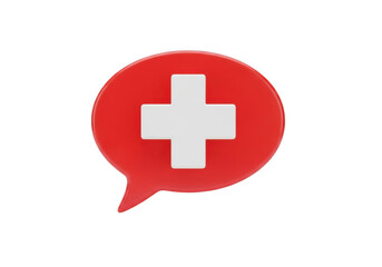 Fototapeta premium Medical communication symbol