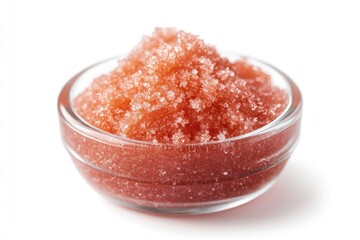 Lip exfolkiate isolated on white background 