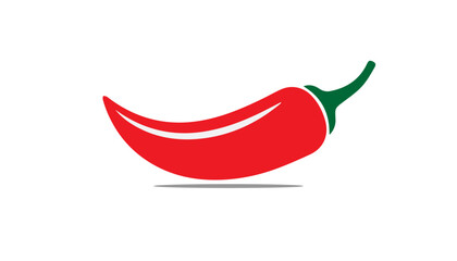 
hot red chili peppers on a white background,