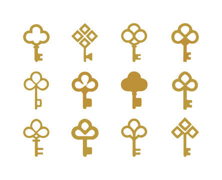 Luxury Boutique Icons. Luxury boutique. Icon set. Set Logo of lu