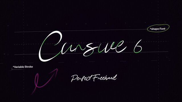 Cursive Write On Text Effect 6 - Scribble Doodle Title Animation Tool | Perfect Freehand Vector Calligraphy Handwriting