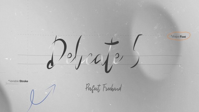 Delicate Write On Text Effect 5 - Scribble Doodle Title Animation Tool | Perfect Freehand Vector Calligraphy Handwriting