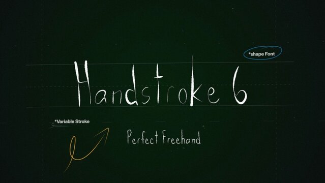 Handstroke Write On Text Effect 6 - Scribble Doodle Title Animation Tool | Perfect Freehand Vector Handwriting
