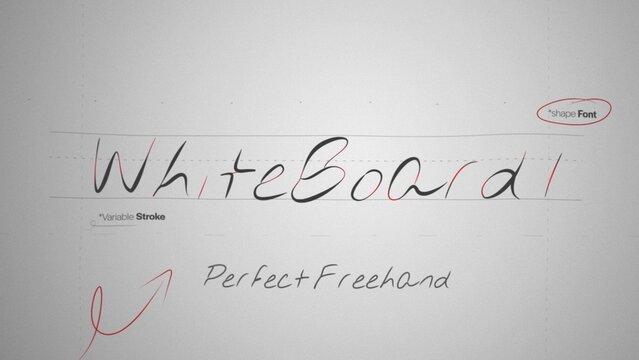 Whiteboard Marker Write On Text Effect 1- Scribble Doodle Title Animation Tool | Perfect Freehand Vector Handwriting