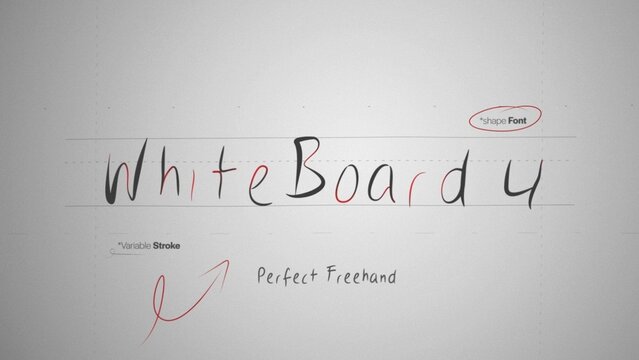 Whiteboard Marker Write On Text Effect 4 - Scribble Doodle Title Animation Tool | Perfect Freehand Vector Handwriting