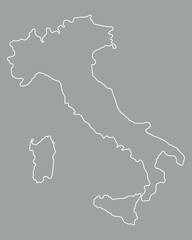 Karte von Italien