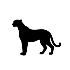 cheetah silhouette vector