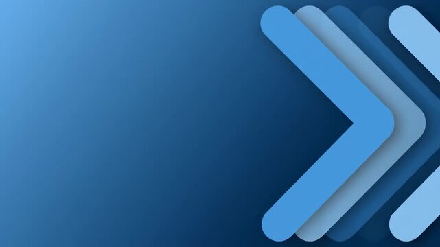 Blue Arrow Flow Abstract modern gradient design for forward motion.