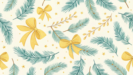 Christmas Garland Different Color Tones vector background 