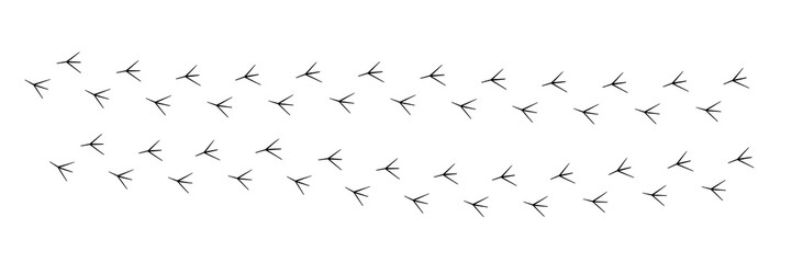 A flock of birds in flight isolated on transparent background