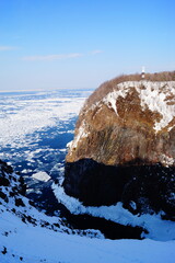 Sea of Drifting Ice and Cliffs © Nomambo