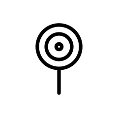 Sweet Christmas Lollipop Candy Icon