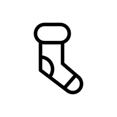 Festive Christmas Stocking Icon