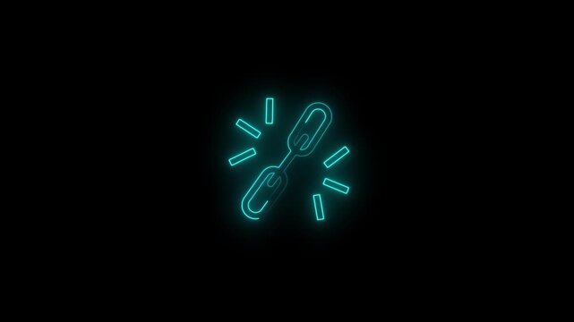 A glowing neon design showcasing block chain, symbolizing secure digital transactions, transparency, and decentralized networks for standout modern projects. Perfect for branding and engagement.