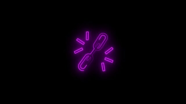 A glowing neon design showcasing block chain, symbolizing secure digital transactions, transparency, and decentralized networks for standout modern projects. Perfect for branding and engagement.