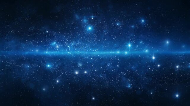 Stunning Cosmic Background with Twinkling Stars and Galactic Light Effects for Space Themes