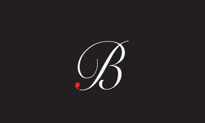 B,BB , B Abstract Letters Logo Monogram