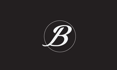 B,BB , B Abstract Letters Logo Monogram