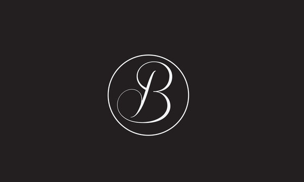 B,BB , B Abstract Letters Logo Monogram