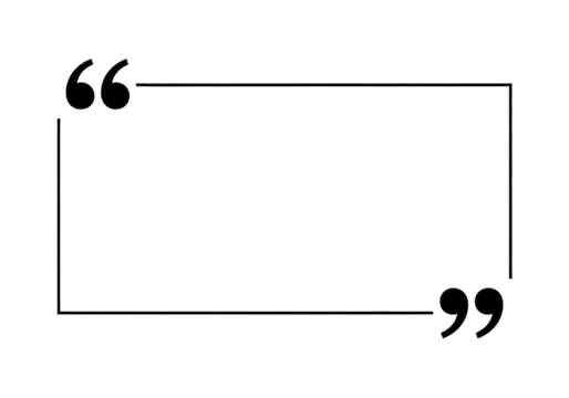 Minimalist black square frame isolated on transparent background - Powered by Adobe