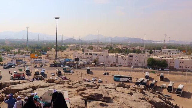 9 December 2021 Jabal Rahmah, Mount Arafat, Makkah al-Mukarramah, Makkah (Mecca), Saudi Arabia