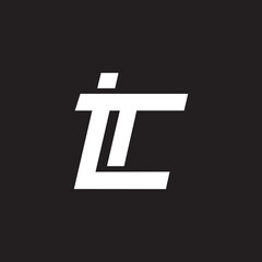 Letter LT logo unique and creative. elegant logo design.