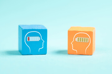 Exhausted by stress, healthy positive lifestyle, work life balance, burnout, low energy, people...