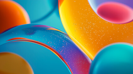 透明球体があるアブストラクトグラフィック素材