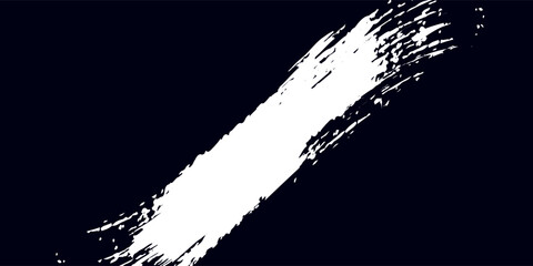 vector black line, grunge brush strokes ink paint isolated on white background