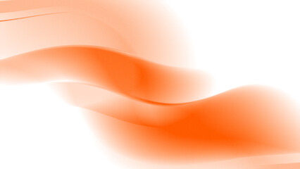 Abstract Orange Wave Gradient Background
