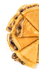 pancakes with mushrooms