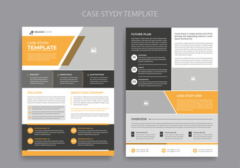 Business Case Study Template Design