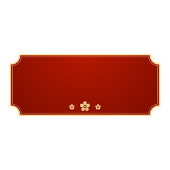 Happy Chinese new year 2026. Chinese new year banner for show product. Greeting card. China frame with lantern on red background.