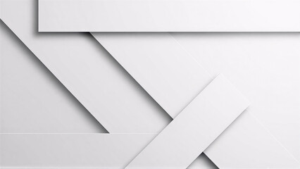 Geometric Minimal Abstract White Composition