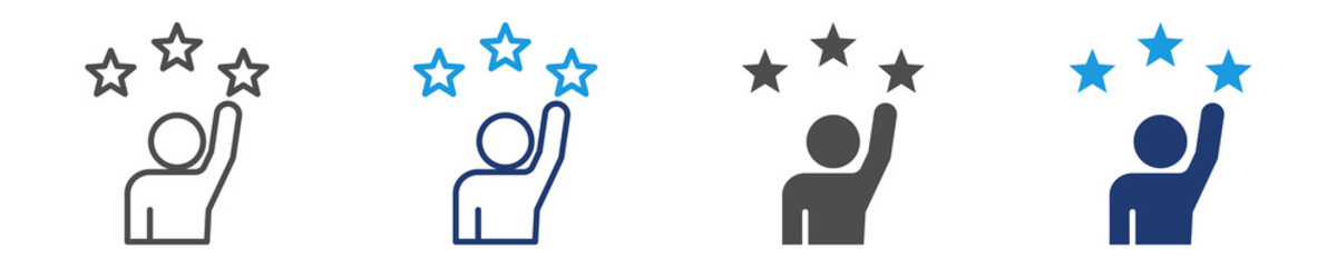 motivate icon set multiple style